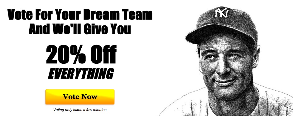 Gehrig Dream Team Poll UBTG